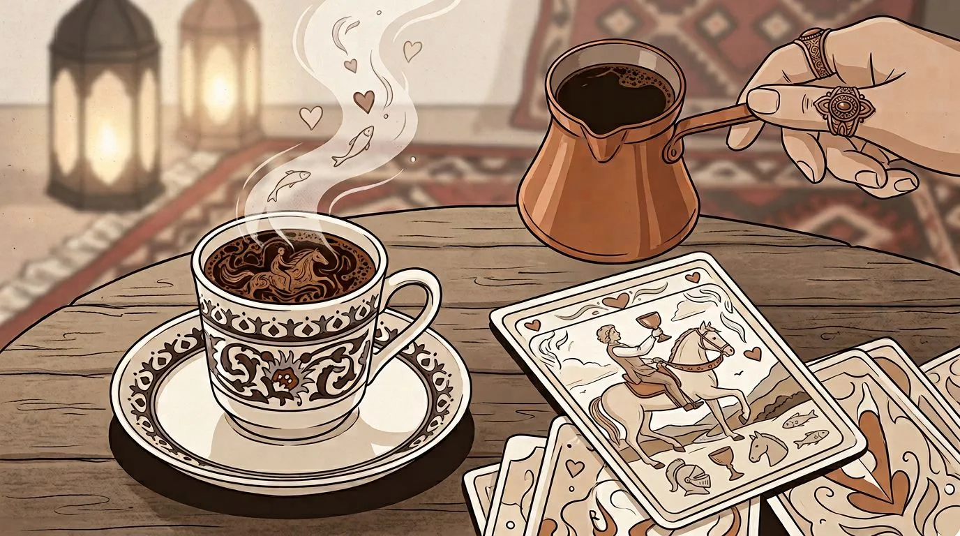 ما تفسير بطاقة فارس الكؤوس في التاروت للنوايا؟