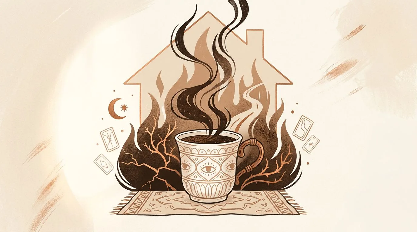 ما تفسير رؤية الحريق في المنزل في المنام؟