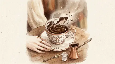 ما تفسير ظهور السمكة في الفنجان؟