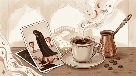 ما دلالة بطاقة خمسة الكؤوس في التاروت على الندم؟