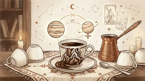 ماذا يعني تسديس الكواكب في خريطة الميلاد؟