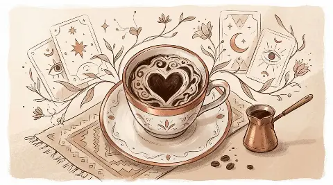 ماذا يعني شكل القلب في قراءة الفنجان؟