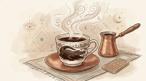 ماذا يعني ظهور التمساح في قراءة الفنجان؟