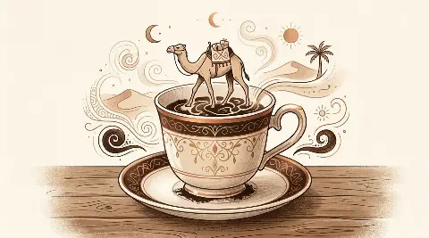 ماذا يعني ظهور الجمل في قراءة الفنجان؟