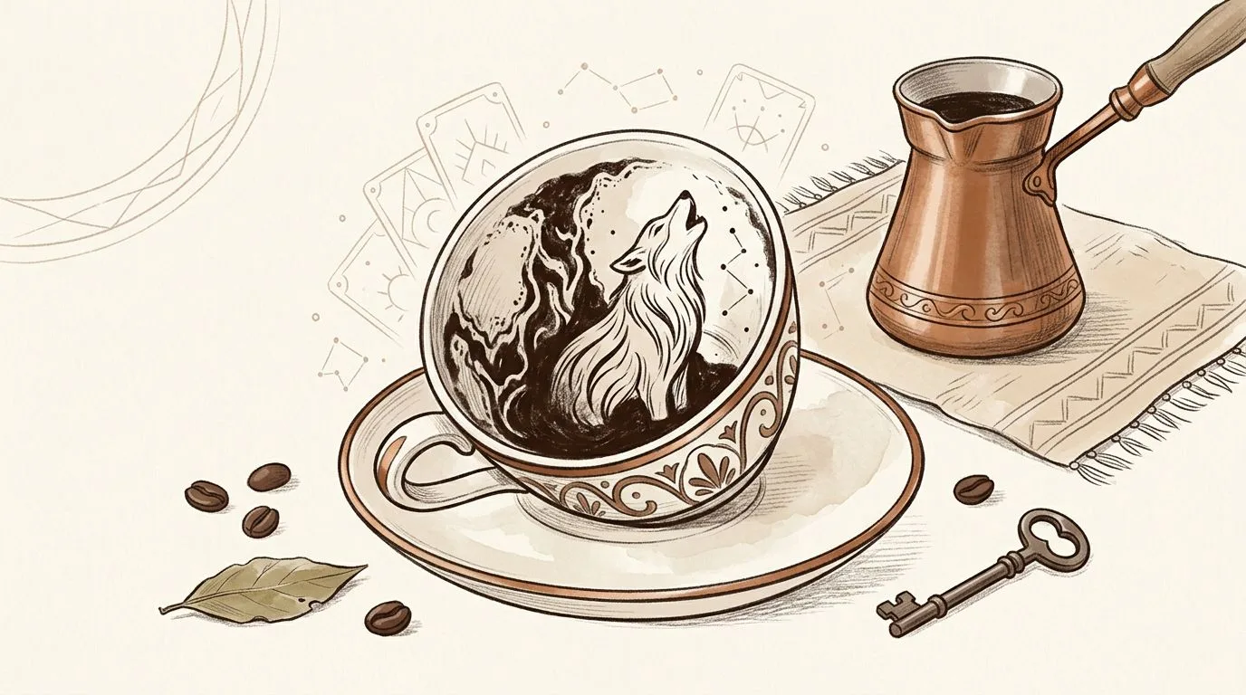 ماذا يعني ظهور الذئب في قراءة الفنجان؟