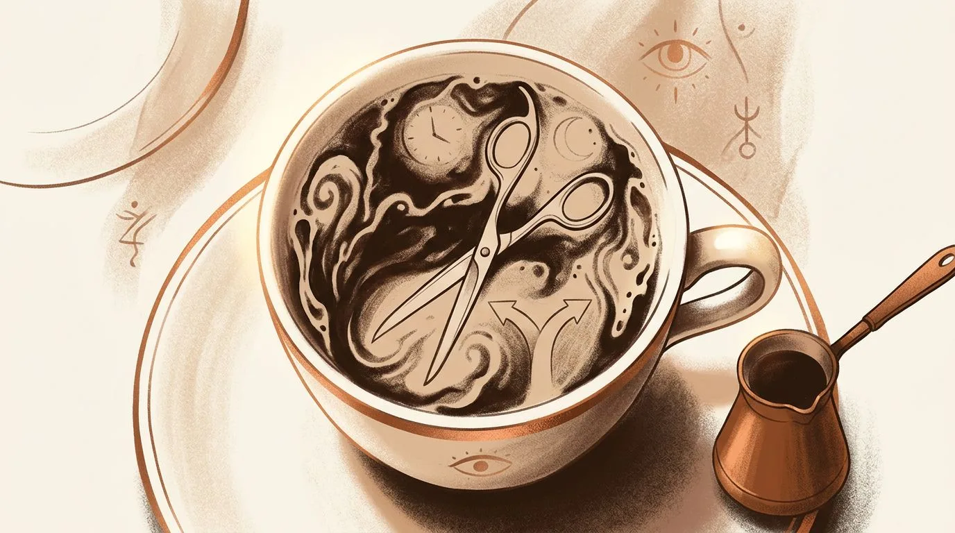 ماذا يعني ظهور المقص في قراءة الفنجان؟