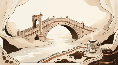مشهد حلمي يظهر فيه الجسر