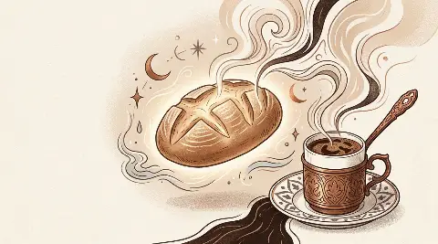 مشهد حلمي يظهر فيه الخبز