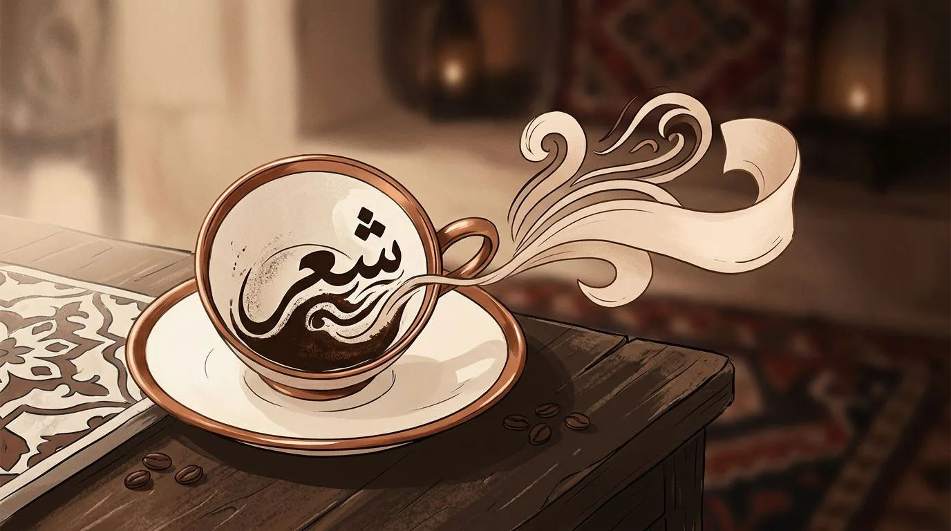 مشهد حلمي يظهر فيه الشعر
