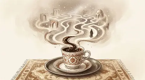 مشهد حلمي يظهر فيه الضياع