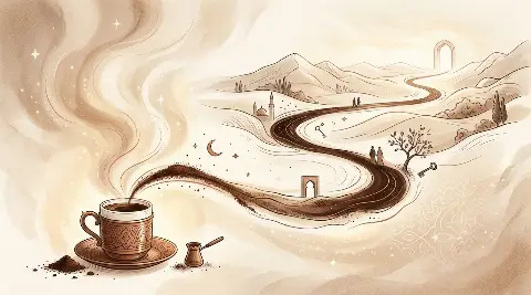 مشهد حلمي يظهر فيه الطريق